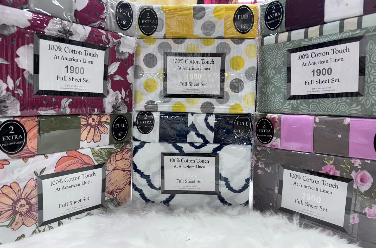 BOX 6pc Bedsheet Full Size