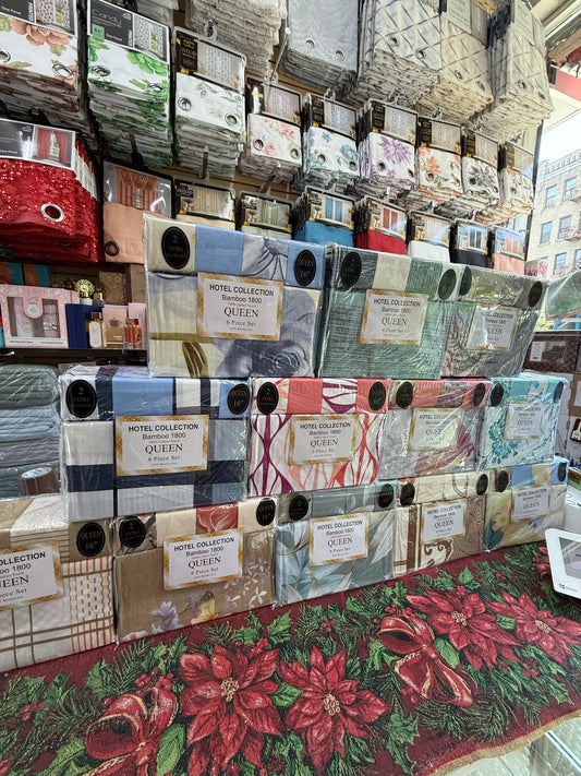 BOX 6pc Bedsheet Queen Size
