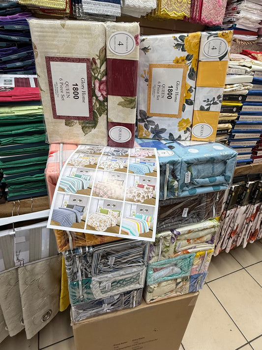 BOX 6pc Bedsheet Full Size