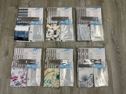 14 PC SHOWER CURTIAN WITH HOOKS