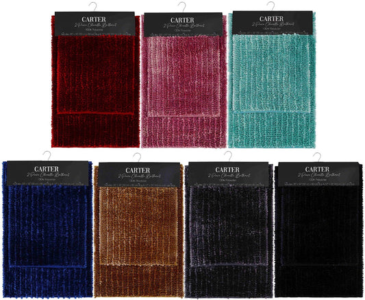 2PC BATHROOM MAT 12 ASSORTED IN THE BOX